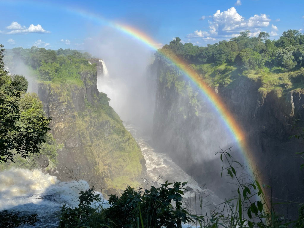 Victoria Falls, Zimbabwe. Image credit Sherry Rix, Travel Africa magazine